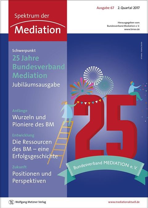 Jubiläumsausgabe Spektrum Mediation anlässlich 25 Jahre Bundesverband Mediation
