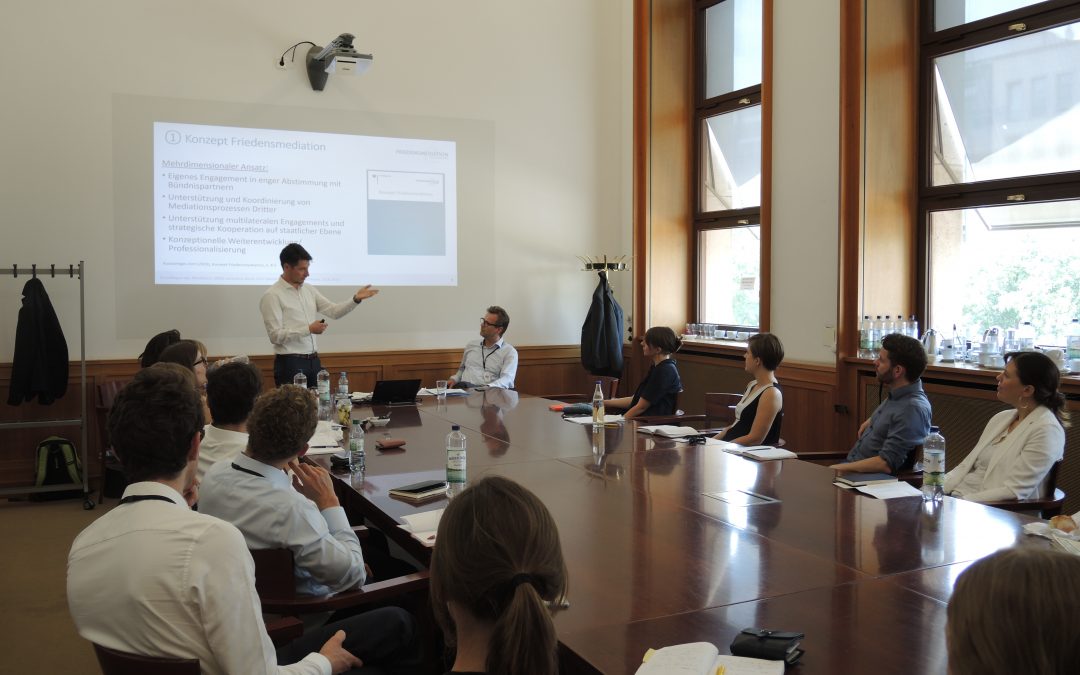 Auswärtigen Amt präsentiert Mediationskonzept