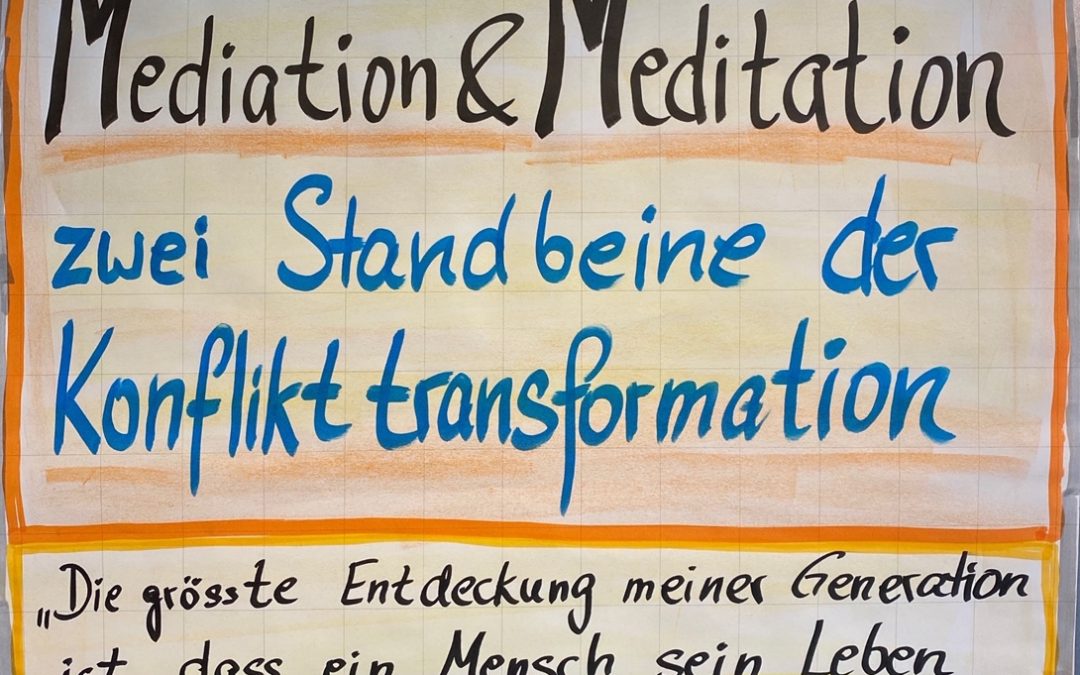 Mediation und Meditation – zwei Standbeine der Konflikttransformation